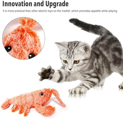 Jumping Shrimp Interactive Toy