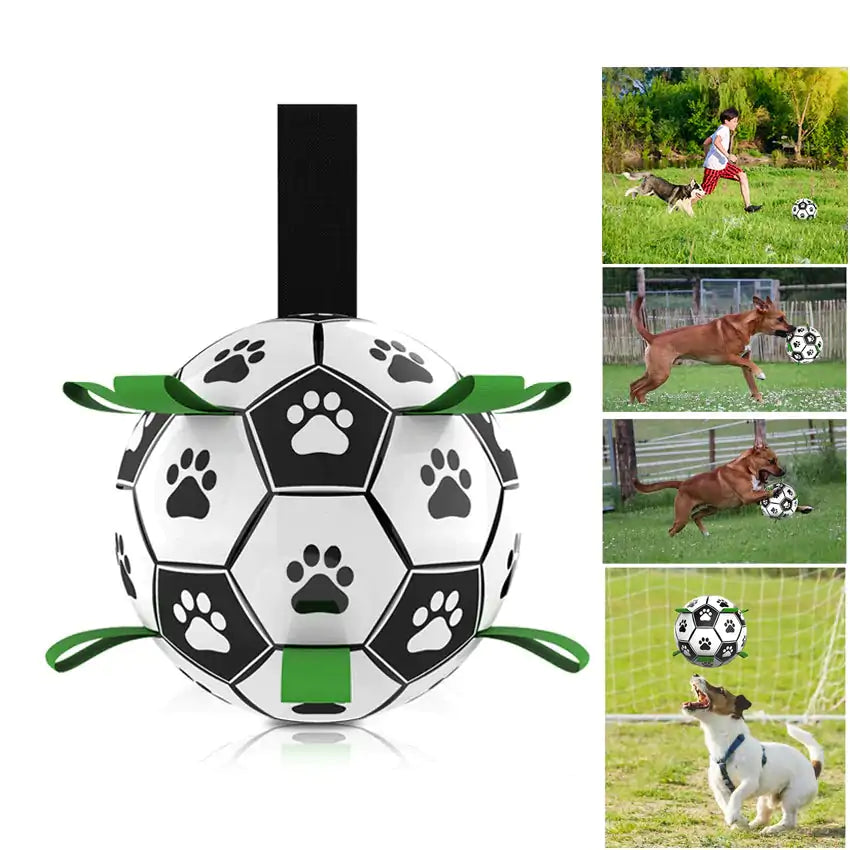 KickPaws Soccer Ball Dog Toy